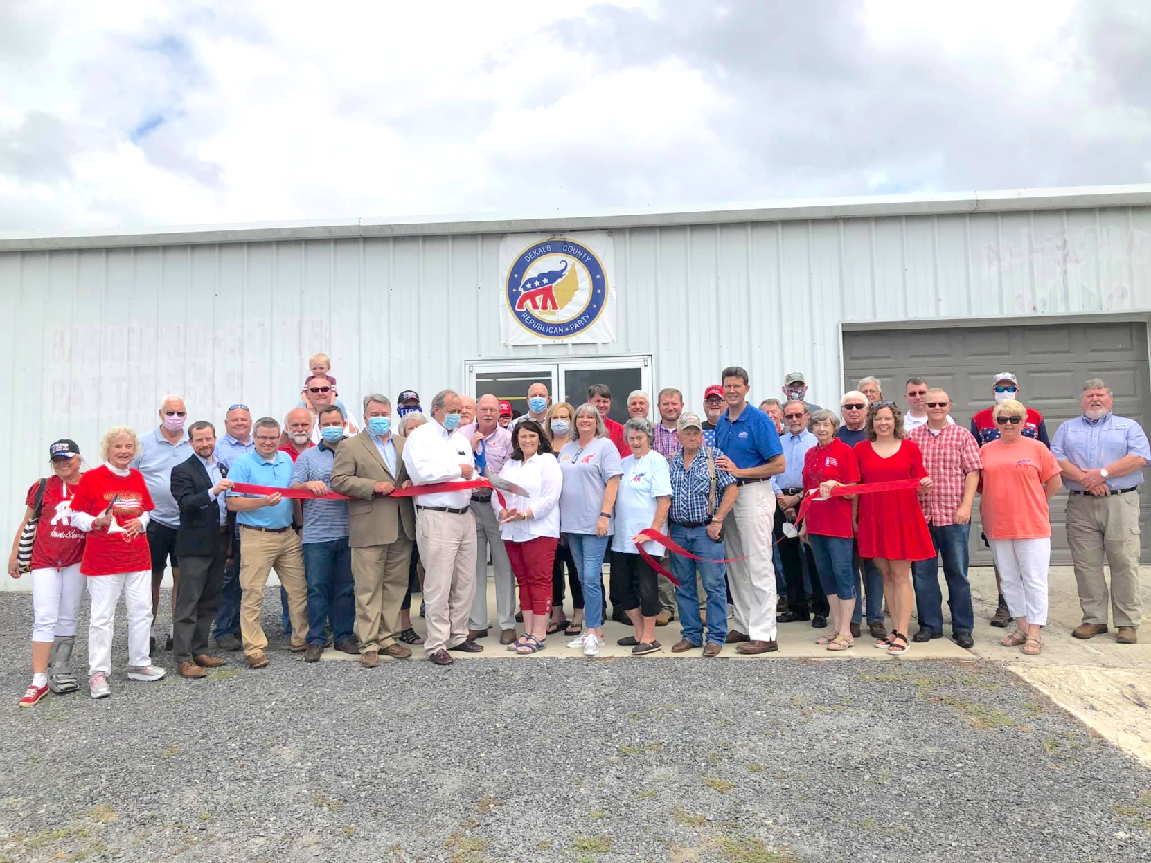 DeKalb County Republican Party holds ribbon cutting, open house at new headquarters in Fort Payne